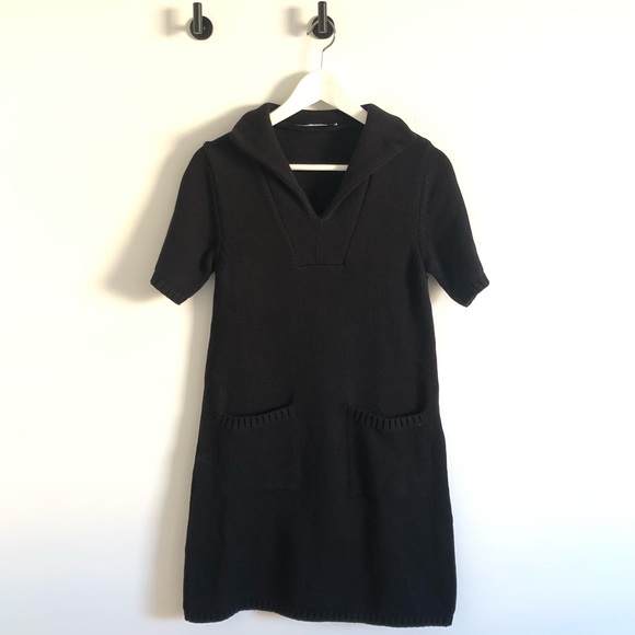 Zara Knitted Polo Dress - Picture 1 of 5